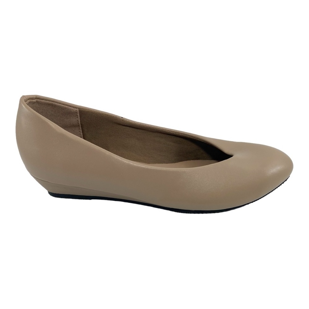 Angel Steps Dress Wedge Tan Size 7.5M Shoes - Picture 7 of 8